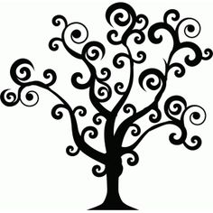 236x236 Whimsical Tree Clip Art, Tree Of Life Silhouette, Photoshop Brush