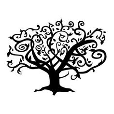 236x236 Tree Silhouette Trees Tree Silhouette, Silhouettes