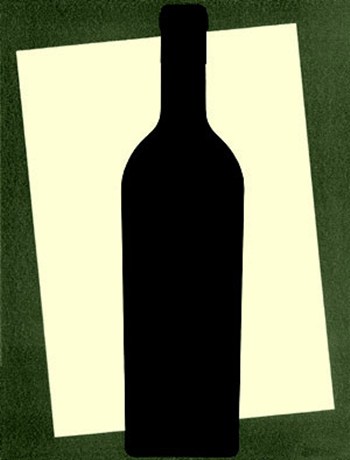 350x460 Bottle Silhouette ~ Fine Art Print