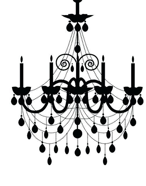 503x640 Silhouette Chandelier As Well As Chandelier Silhouette Cameo 4