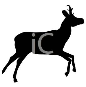 297x300 And White Deer Silhouette