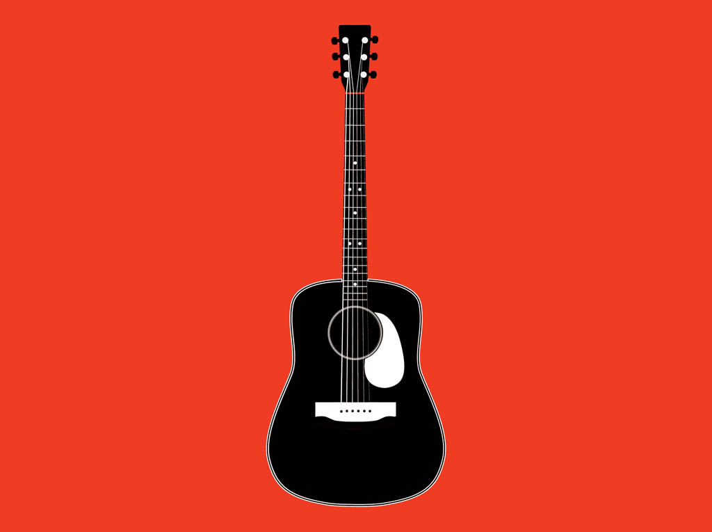 1024x765 Guitar Black And White Guitar Black And White Clipart 7