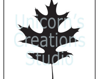 340x270 Oak Leaf Stencil Etsy