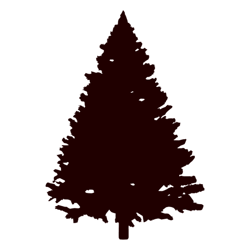 512x512 Fir Tree Silhouette