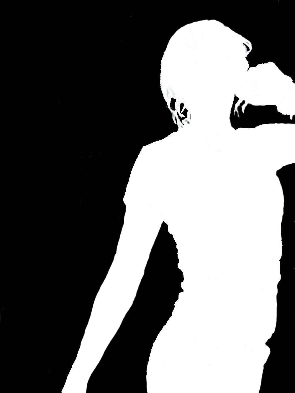 1000x1333 White Silhouette By Kaemce33