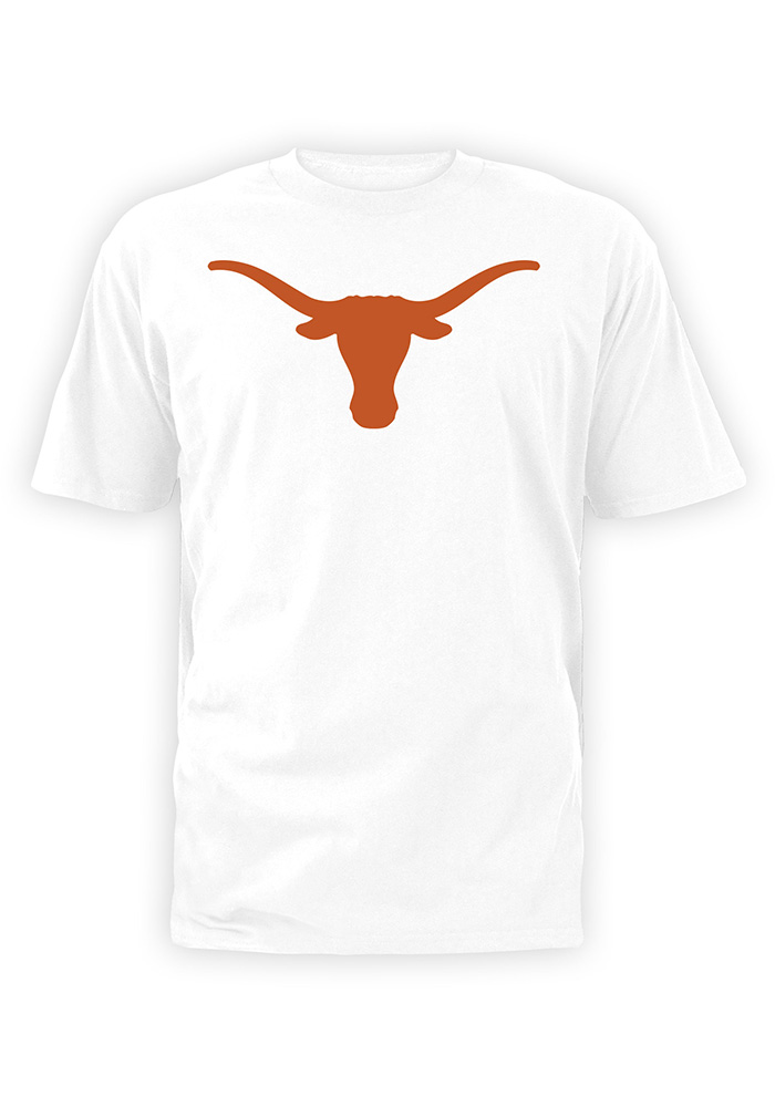 700x1000 Texas Longhorns Youth White Silhouette Short Sleeve T Shirt