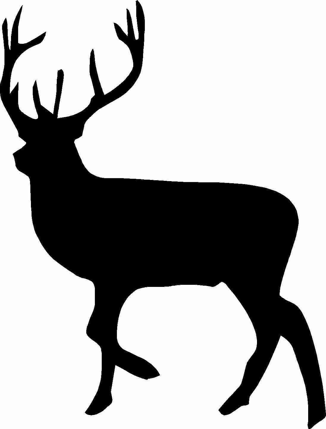 1096x1440 Deer Silhouette Clip Art