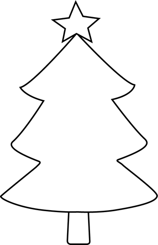 323x500 Christmas Tree Silhouette Clip Art