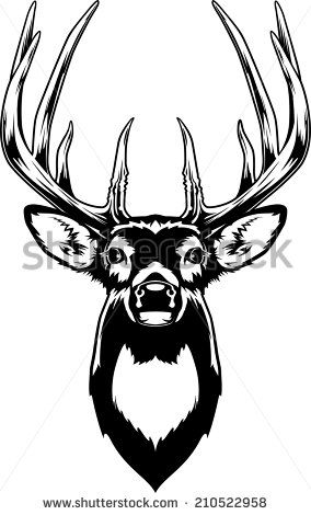 284x470 30 Best Deers Images On Deer, Deer Head Silhouette