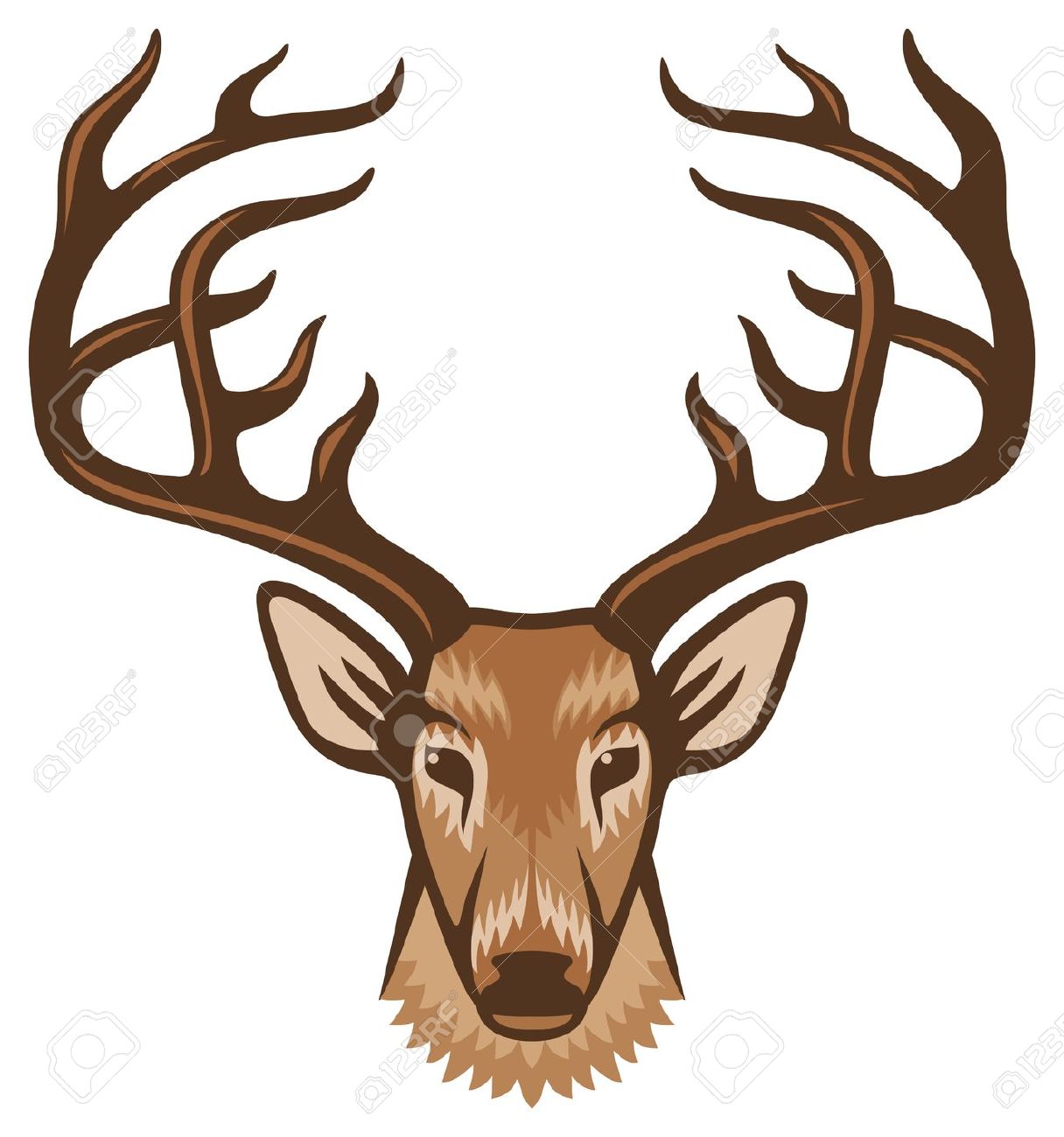 1216x1300 Deer Head Clipart