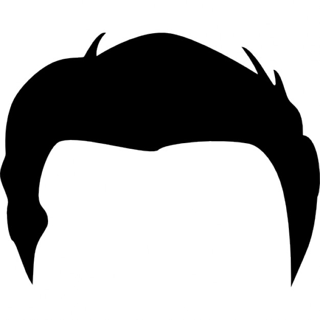 626x626 Male Short Hair Wig Shape Icons Free Download