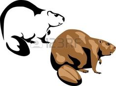 236x176 Beaver 30 Pieces Of Detailed Vectoral Wild Animal Silhouettes