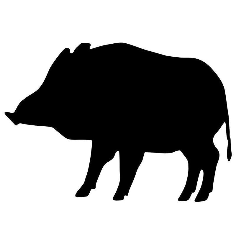 Wild Boar Silhouette at GetDrawings | Free download