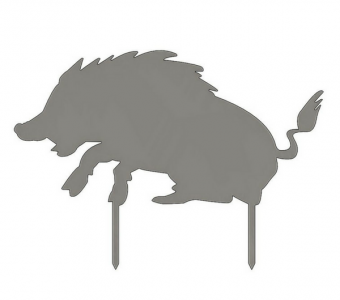 340x300 Leaping Wild Hog Target Hb