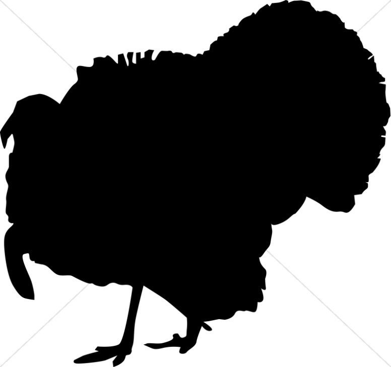 776x729 Turkey Silhouette Thanksgiving Clipart