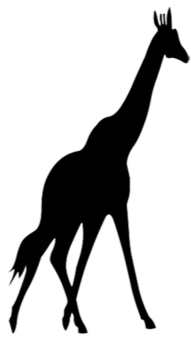 664x1181 Giraffe Silhouette Clip Art