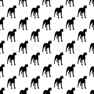 320x320 Four Seamless Pattern With Cats And Dog Themes Stock Vector