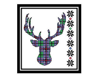 340x270 Stag Cross Stitch Etsy