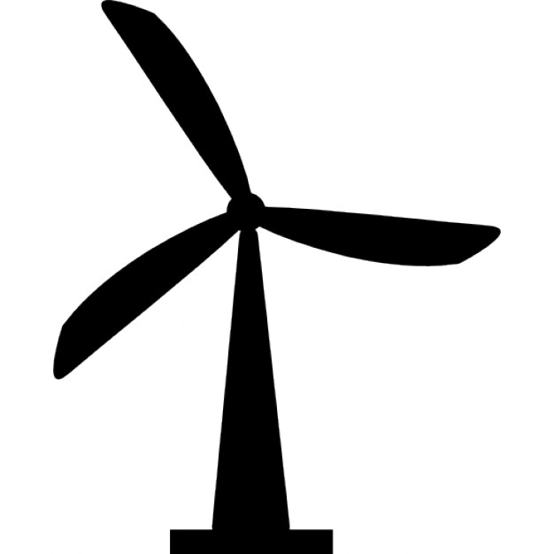 626x626 Windmill Silhouette Variant Icons Free Download
