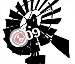 250x215 Windmill Silhouette