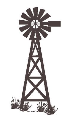 Windmill Silhouette Clip Art at GetDrawings | Free download