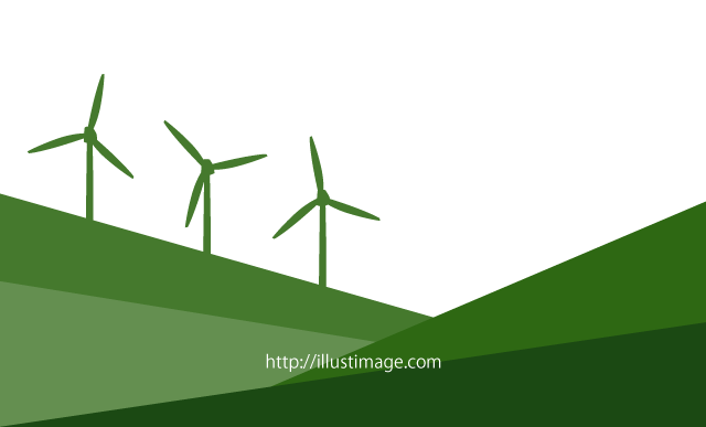 640x387 Free Mountain Wind Power Windmill Silhouette Landscape Graphic