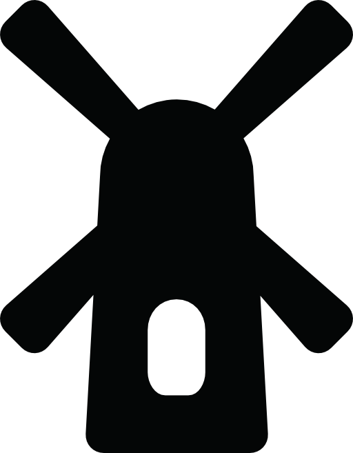 512x657 Windmill Tower Silhouette Free Icon Windmills