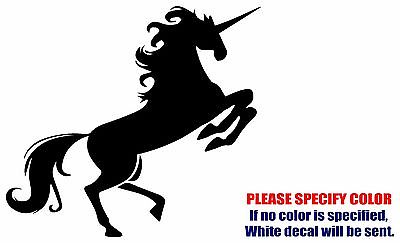 400x243 Unicorn Silhouette Funny Vinyl Decal Sticker Car Window Bumper