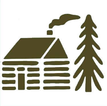 375x373 Cabin Silhouette Clipart Collection