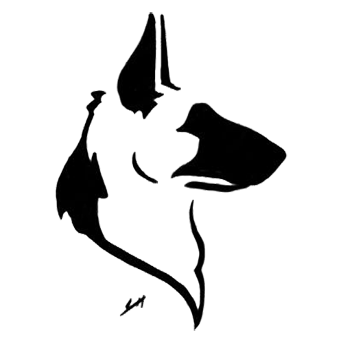 500x500 German Shepard Die Cut Vinyl Decal Pv1035 Car Amp Truck Window
