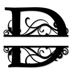 236x236 Monogram Letter Die Cut Vinyl Decal Pv1320 For Windows, Vehicle