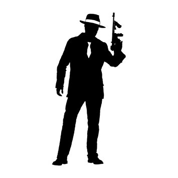 The best free Gangster silhouette images. Download from 134 free ...