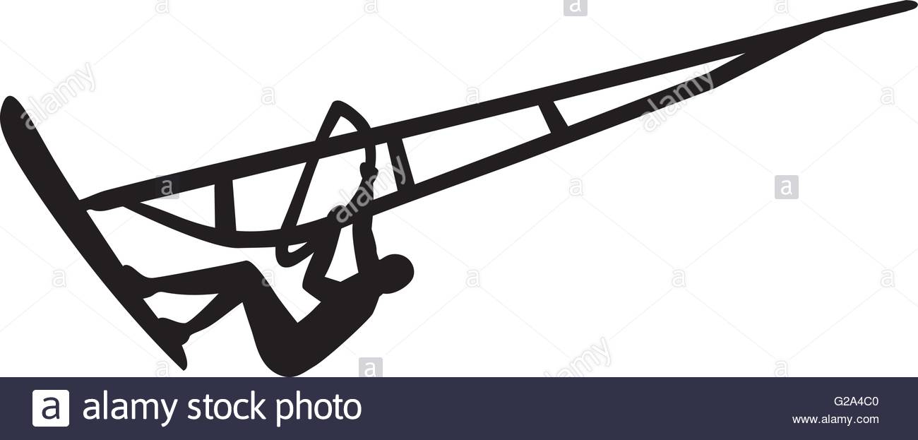 1300x623 Windsurf Stock Vector Images