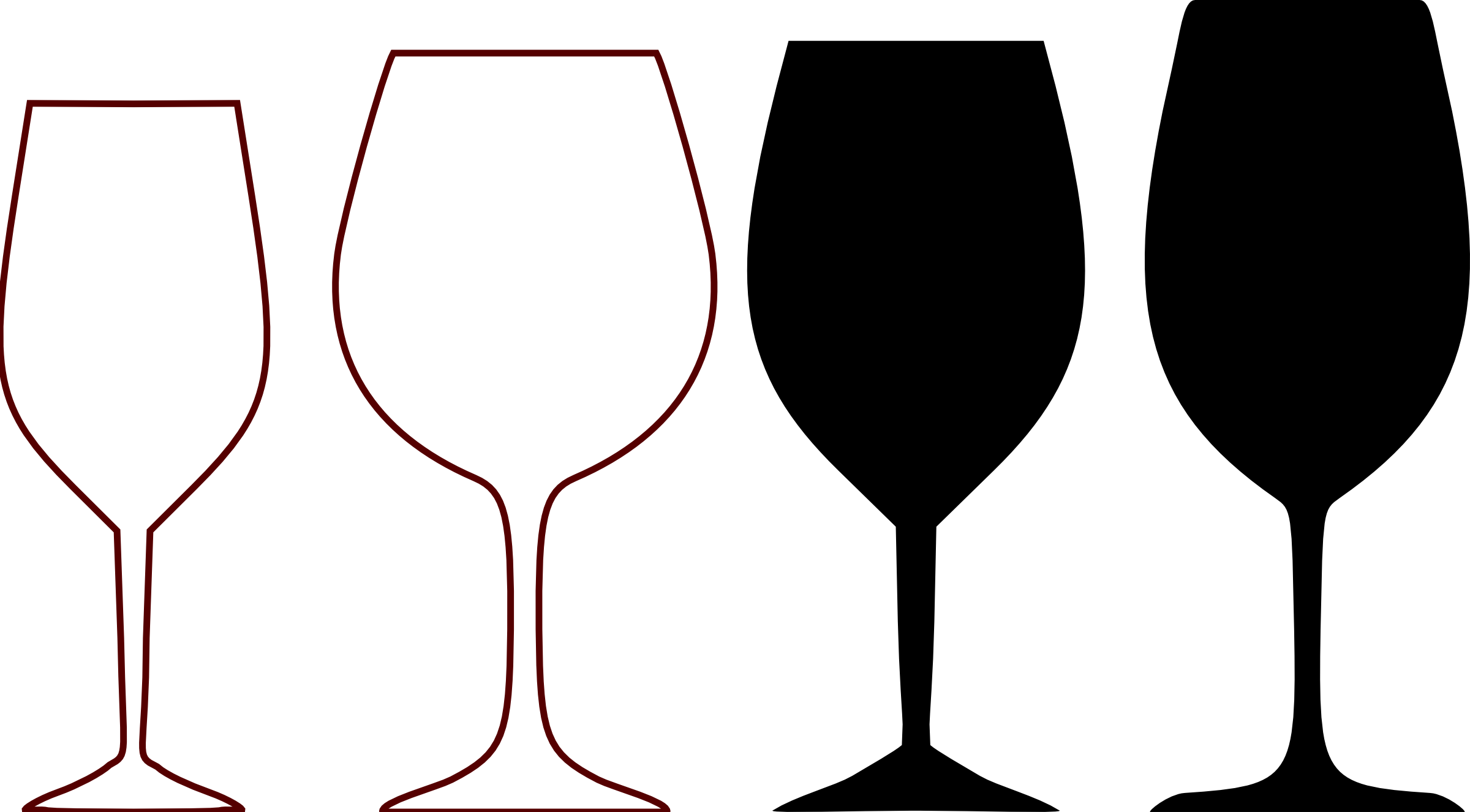 2400x1326 Wine Clipart Silhouette