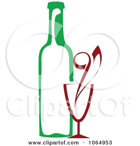 450x470 Clipart Of A Seamless Background Pattern Of Wine Glasses