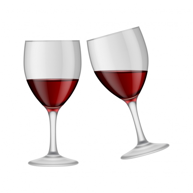626x626 Wine Glasses Design Vector Free Download