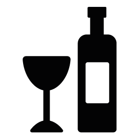 283x283 Wine Silhouette Silhouette Of Wine