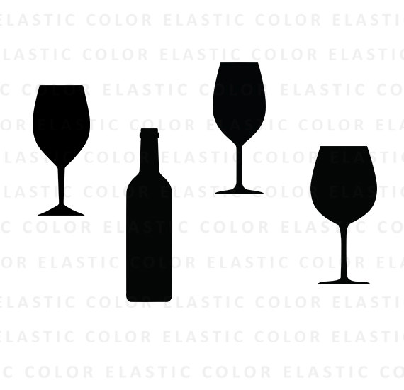 570x550 Wine Glass Svg