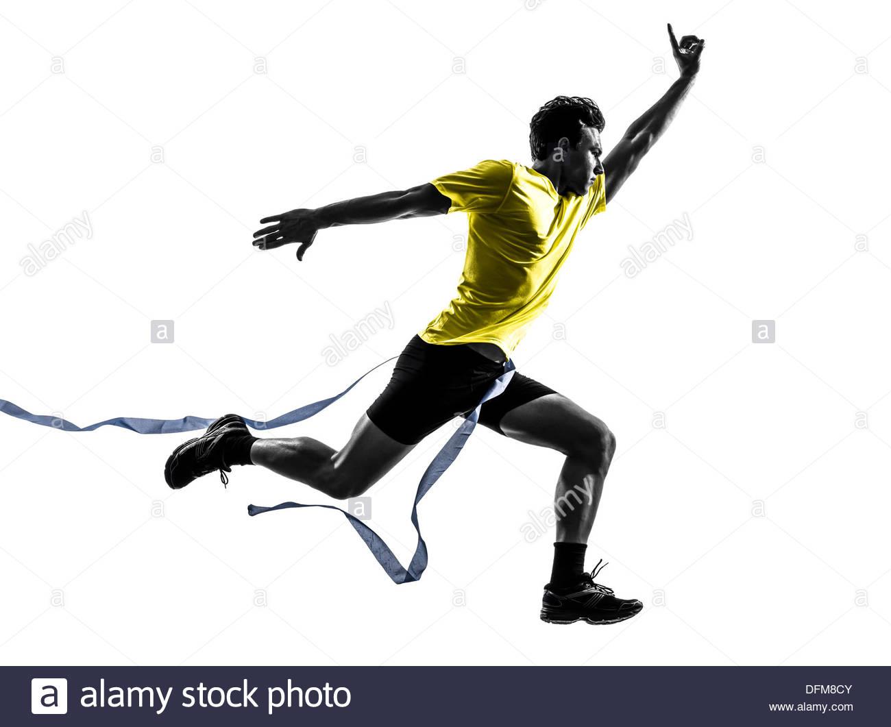 1300x1061 One Man Young Sprinter Runner Running Winner