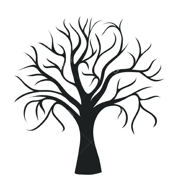 Winter Tree Silhouette Clip Art at GetDrawings | Free download