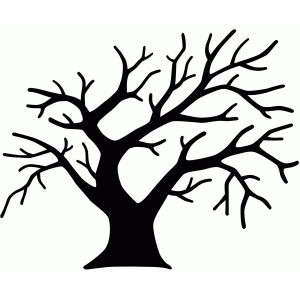 300x300 Silhouette Design Store Winter Tree Family Tree