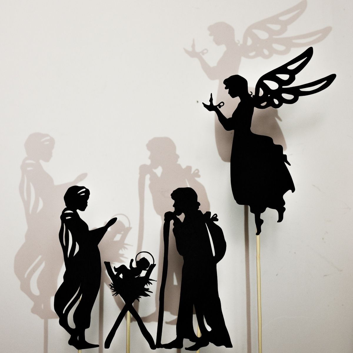 1200x1200 Christmas Window Printable Designs Shadow Puppets, Silhouette