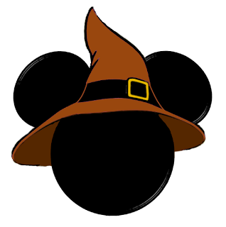 318x320 Halloween Mickey Mouse Head With Witch Hat Clip Art Clip Art
