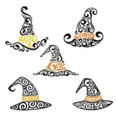 236x236 Witch Pack Cuttable Design Cut File. Vector, Clipart, Digital