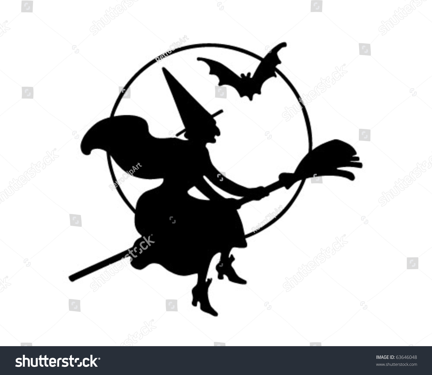 1500x1300 Witch Broom Silhouette Clipart Collection