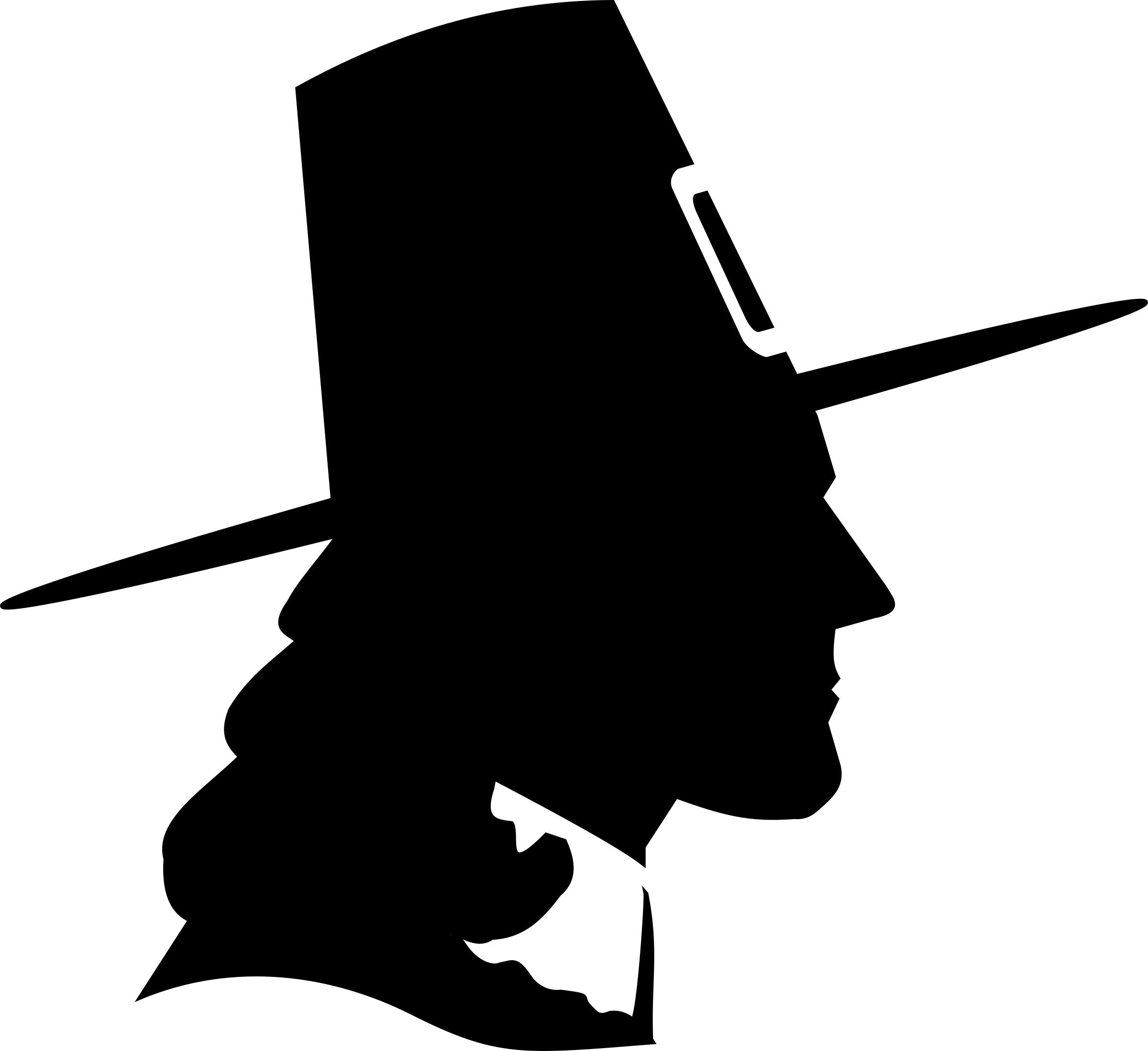 2400x2198 Puritan Silhouette Profile Dingbat Icons Png