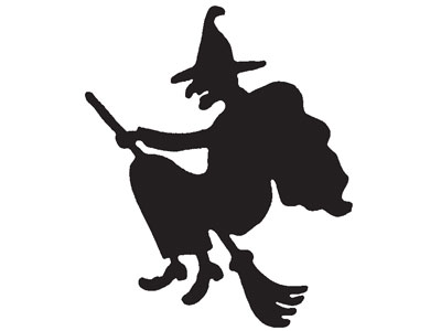 400x300 Witch Profile Silhouette