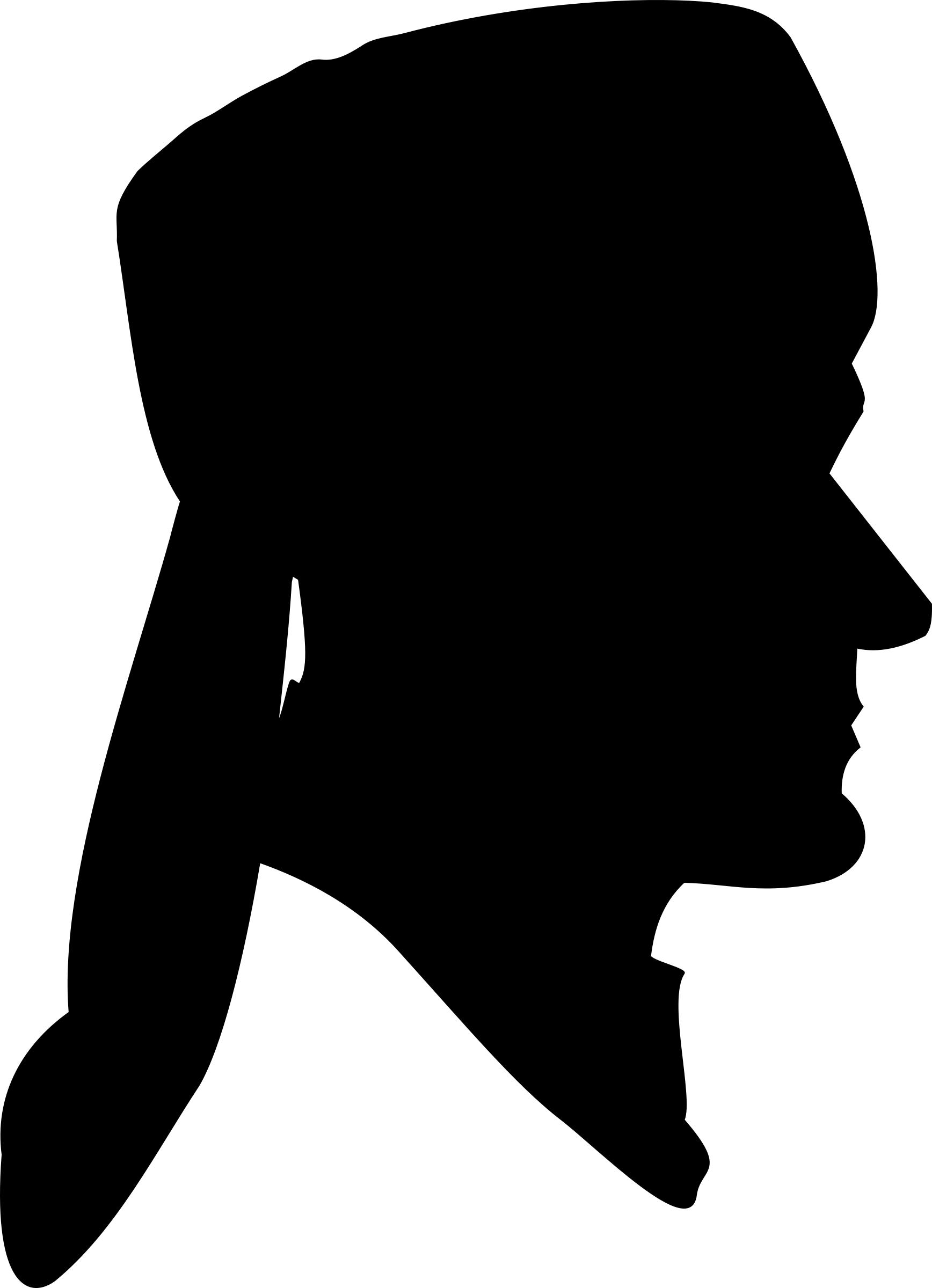 1736x2400 Davy Crockett Profile Silhouette Icons Png