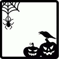 236x236 Halloween Frame Clipart