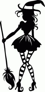 147x300 Dancing Witches Silhouettes